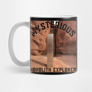 Mysterious Monolith Explorer Utah Desert Alien Sculpture Utah Monolith Expedition ExplorerGift Mug